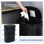 13 Gallon 50 Liter Garbage Can Kitchen Trash Can - Image 7