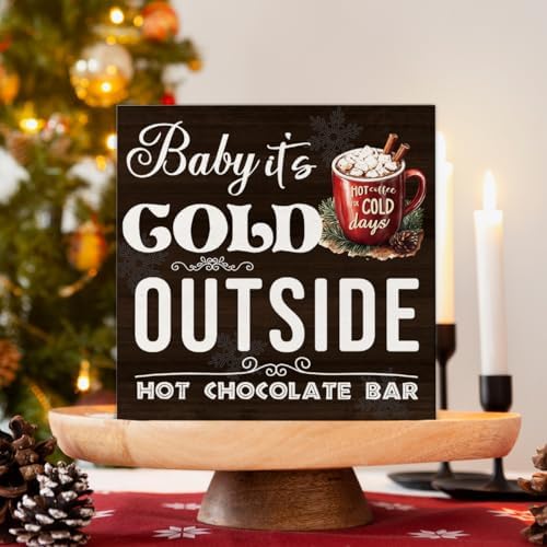 Hot Chocolate Bar Christmas Decorations - Winter Christmas Decor - Image 3
