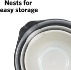 Glad Mixing Bowls with Pour Spout, Dishwasher Safe Kitchen Cooking and Baking - Image 4