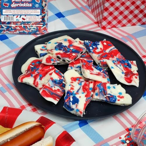 Red White Blue Jimmies, 2.2 lb Patriotic Sprinkle Mix - Image 5
