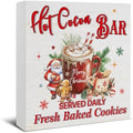 Christmas Sign Decor, Hot Cocoa Bar Decorations, Christmas Coffee Bar by Oqtumes