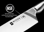 WIZEKA Kitchen Knife Set with Block: 15PCS German Stainless Steel Knife Block - Image 4