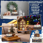 Moucuny 4 Pcs Christmas Jesus Religious Table Decor O Holy Night Blocks - Image 6