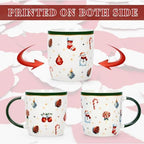 Cabtnca Christmas Mugs, Christmas Mugs Set of 4, Christmas Coffee Mugs, Ceramic Christmas Mug, Holiday Mugs, Xmas Mug Decor, Marry Christmas Gifts for Women Kids, 11 Oz - Image 7