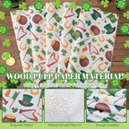 Marspark 100 Sheet St. Patrick's Day Wax Paper for Food 12 x 12 Inch - Image 4