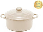 Kook Ceramic Mini Cocotte Set, Small Casserole Dishes - Image 3