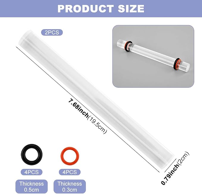 Polymer Clay Tools, Air Dry Clay Tools Clear Slab Roller Supplies Art Craft DIY - Image 2
