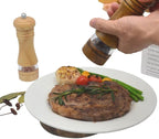 Classic Salt and Pepper Grinder Set, Refillable Salt and Pepper Mills, Manual - Image 5