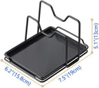 Poeland Pot Lid Holder, 2 Layers Pot Lids Organizer Multifunctional Lid and - Image 5