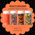 Sweets Indeed Halloween Sprinkles 4 Pack, Sugar & Candy Eyeballs 11.57oz - Image 4