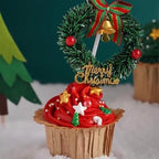 Sentovac Holly Berry Sprinkles Christmas Red and Green Holiday Sprinkles Edible for Cake Decorating Cookie Cupcake Topper Baking Decorations Halloween Christmas Supplies - Image 7