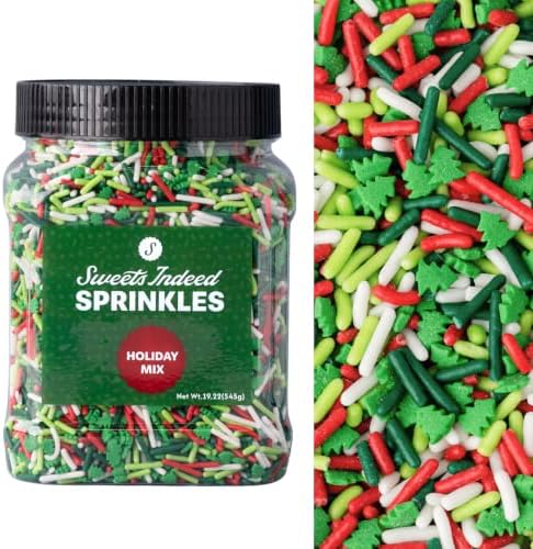 Sweets Indeed Holiday Sprinkle Mix, Bulk, 19.22 oz by SweetsIndeed
