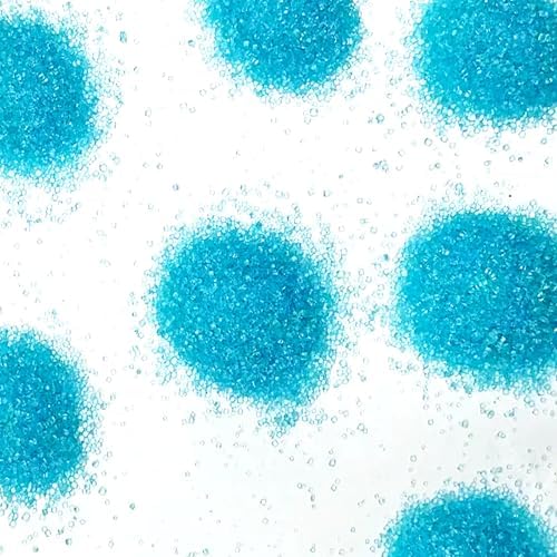 Edible Blue Sanding Sugar Sprinkles 142g/ 5.01oz Sugar Crystals for Cake Decorating Candy Baking Decorations Ice Cream Toppings and Cupcake Decorating for Valentines Halloween Christmas - Image 5