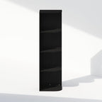 Furinno Reed Corner Shelf, 4-Tier Corner Bookshelf, Book Shelf, Corner Shelves - Image 5
