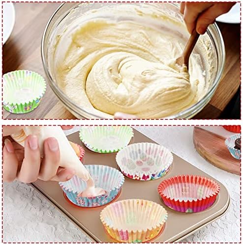 SANNIX 450pcs Easter Cupcake Liners, Bunny Chick Egg Baking Cups Cupcake Wrappers Paper Wraps Muffin Liners for Easter Spring Birthday Party Candy Cake Decorations Supplies(9 Designs) - Image 4