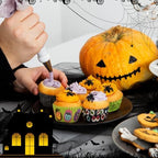 600 Pack Halloween Cupcake Liners Cupcake Wrappers Disposable Baking Cups Muffin Liners for Halloween Party Candy Cake Decorations Supplies (12 Styles) - Image 6