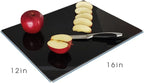 VASUHOME Glass Cutting Board, 16 * 12 inch Set of 1 Tempered Glass Cutting Board - Image 2