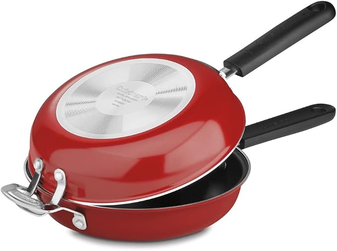 Cuisinart FP2-24R 10-Inch Nonstick Set Frittata Non-Stick Sauce Pan - Image 5