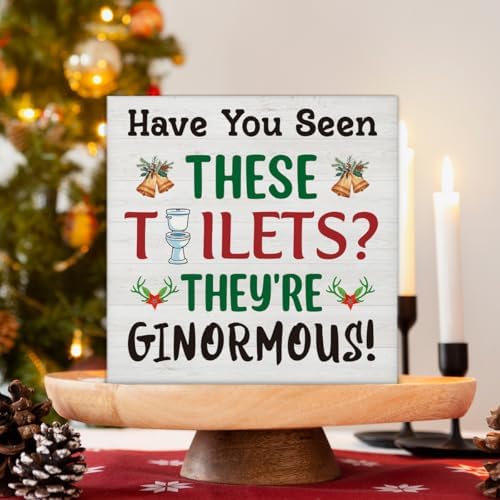 Christmas Bathroom Decorations - Funny Christmas Vacation Decor - Image 3