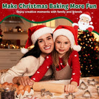12 Pcs Christmas Cookie Cutters Set, Stainless Steel Holiday Cookie Molds - Image 7
