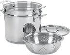 Cuisinart 4-Piece Cookware Set, 12 Quarts, Chef's Classic Stainless Steel by Cuisinart