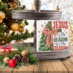 Christian Christmas Decor, Jesus is the Reason for the Season Wooden Sign - Image 7
