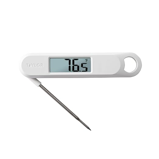 Taylor Folding Stem Display Food Instant Read Digital Thermometer, 0.7 Inch LCD - Image 6