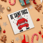 Funny Christmas Bathroom Decorations, Humor Santa Claus Wooden Sign Decor - Image 4