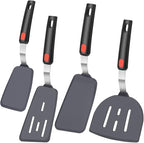 KLAQQED 4Pcs Spatula Silicone Heat Resistant Flexible Rubber Silicone Spatulas by KLAQQEDBrand
