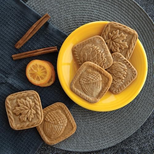 Nordic Ware Springerle Cookie Stamps (Set of 3), Sturdy Cast Aluminium Cookie Stamp Set, Cookie Press Set Made in the USA, Sturdy and Durable Biscuit Maker Press Set - Image 5