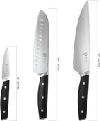 MasterChef Chef Knife Set of 3 Professional Quality Kitchen Knives - Image 6