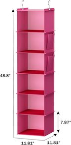 YOUDENOVA Hanging Closet Organizer, Closet Hanging Storage Shelves - Image 3