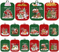 Jingmore 12 Pcs Christmas Pot Holders with Pocket Red Green Pot Holders for Kitchen Santa Claus Snowman Hot Pads and Oven Mitts Cute Farmhouse Oven Gloves Gift for Christmas Winter Baking Cooking by Jingmore