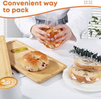 Cellophane Treat Bags 5x7 In 100 Pcs Clear Gift Bags for Cookie Packaging - Image 3