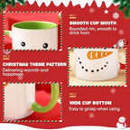 Sliner 6 Pcs Christmas Coffee Mugs Bulk 11 oz with Handle - Image 3
