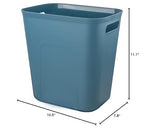 UUJOLY Plastic Small Trash Can Wastebasket, Garbage Container Basket - Image 7