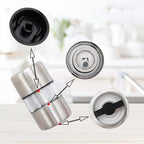 FGDTREE Portable Stainless Steel Salt and Pepper Grinder Mini Grinding - Image 2