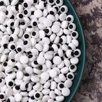 Sentovac 1cm Candy Eyeballs Eyes Edible Sugar Sprinkles Cookie Cake Cupcake Toppers Decorations Small Candy Eyes for Christmas Halloween Easter Cake Decorations Supplies - Image 3