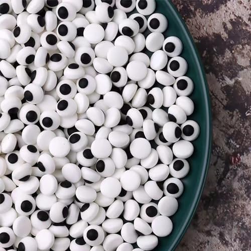 Sentovac 1cm Candy Eyeballs Eyes Edible Sugar Sprinkles Cookie Cake Cupcake Toppers Decorations Small Candy Eyes for Christmas Halloween Easter Cake Decorations Supplies - Image 3