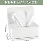 Newtay Dryer Sheet Holder with Hinged Lid, Plastic Dryer Sheet Dispenser - Image 2