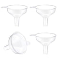 Small Funnel 4 Pack Food Grade Water Bottle Funnel by Unknown