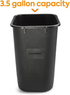 COASTWIDE Professional Indoor Trash Can Without Lid, 3.5 Gallon - Image 2