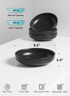 LE TAUCI Pasta Bowls 45 oz, Salad Bowls Set - Image 5