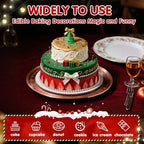 Edible Christmas Sprinkles,Red Green White Crystals Mix,Cake Decorating - Image 5