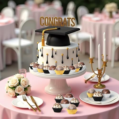 400pcs Mini Foil Cupcake Liners Golden Silver Black - Image 6