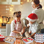 DIYDEC 36PCS Christmas Foil storage Containers Aluminum Food Tin with Lids - Image 7