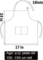 Tamicy 10 Pieces Kids Chef Hat and Apron Set - Image 2