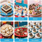 Edible Star Sprinkles,Silver Stars Sprinkle for Cake Decorating,130g Mix - Image 5