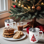 6 Pcs Christmas Coffee Mugs 16 Oz Stainless Steel Insulated Tumbler - Image 2