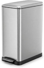 Home Zone Living 13 Gallon Slim Kitchen Trash Can - Image 3